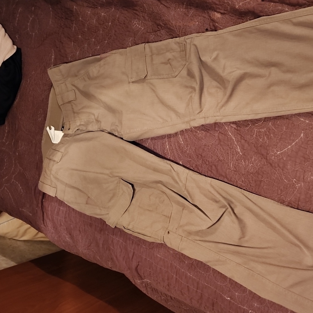 Under Armour tactical pants, tan